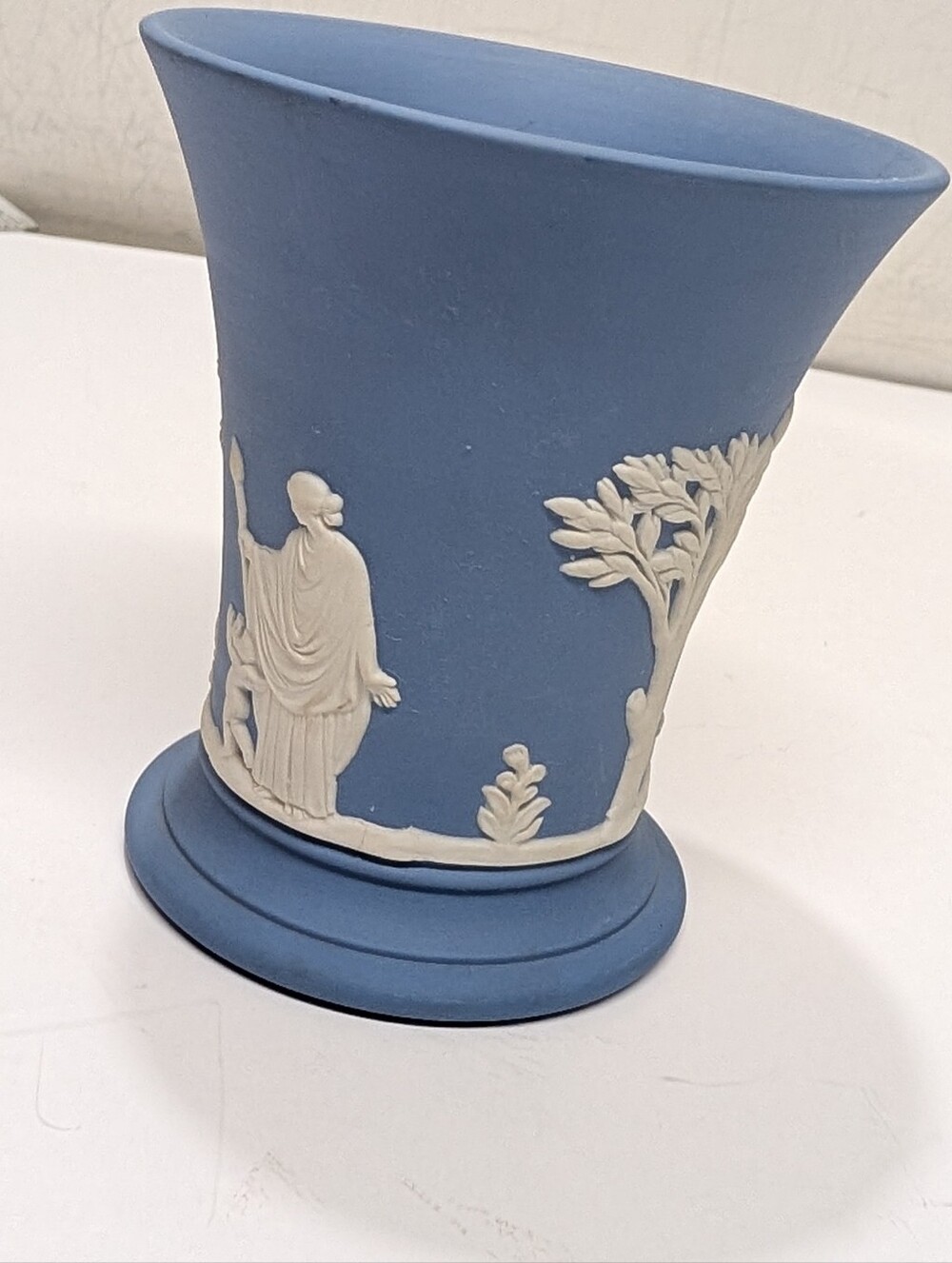 Wedgwood Jasper Vase Trumpet Cup England Victorian - Picture 11 of 14